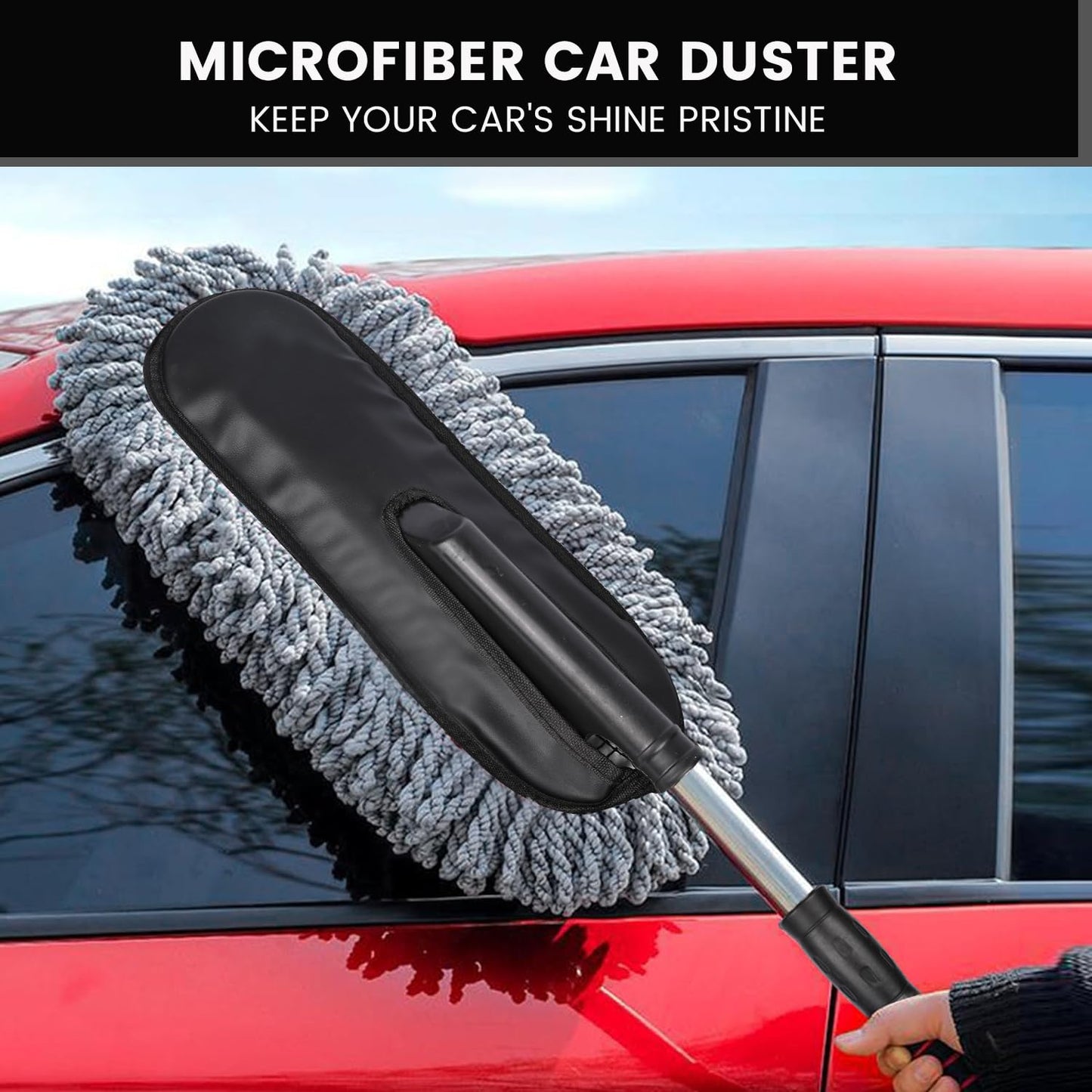 Extendable Microfiber Car Duster Brush